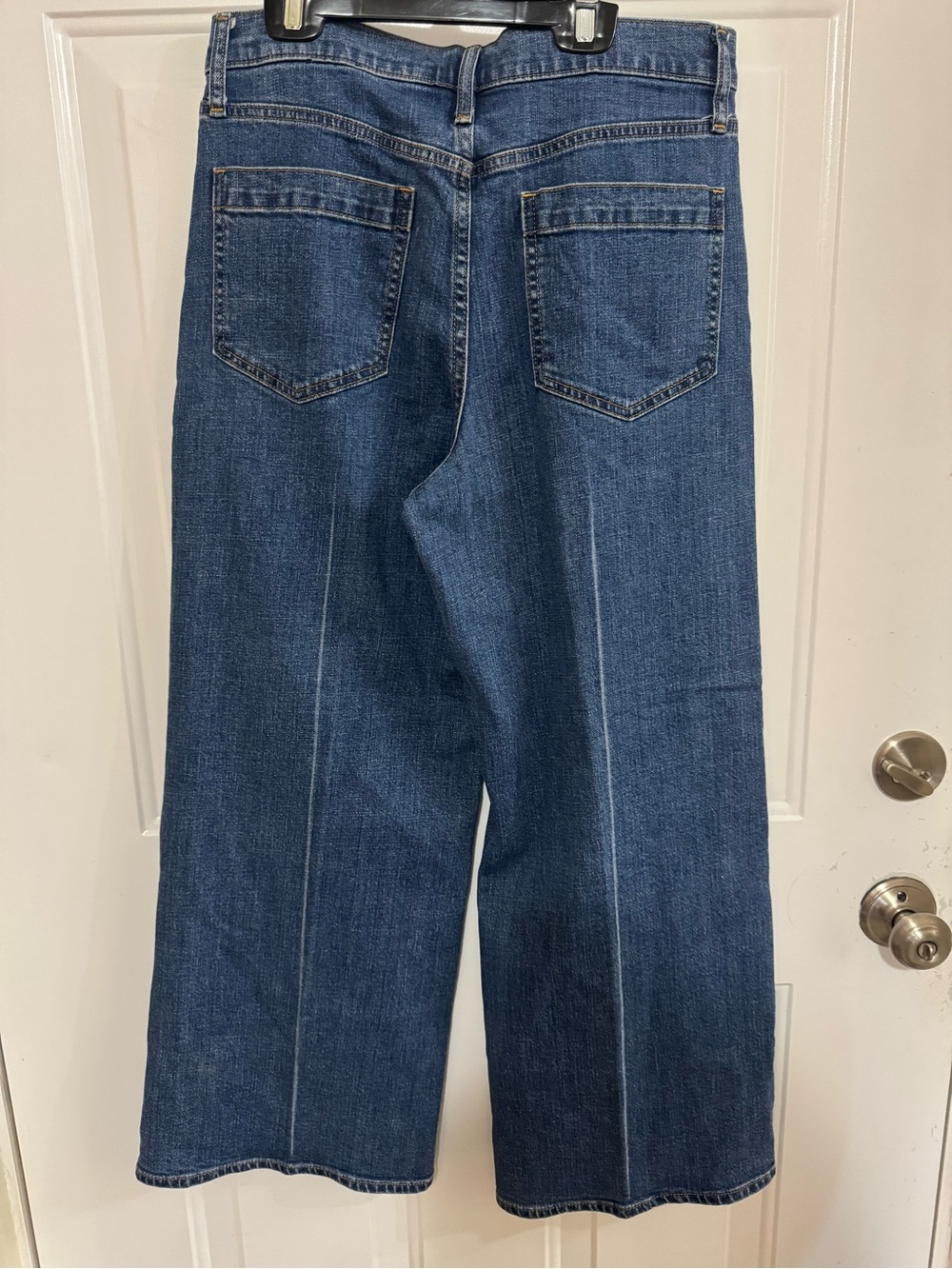 Gap High-Rise Wide Leg Women's Jeans in Dark Blue - Picture 4 of 7